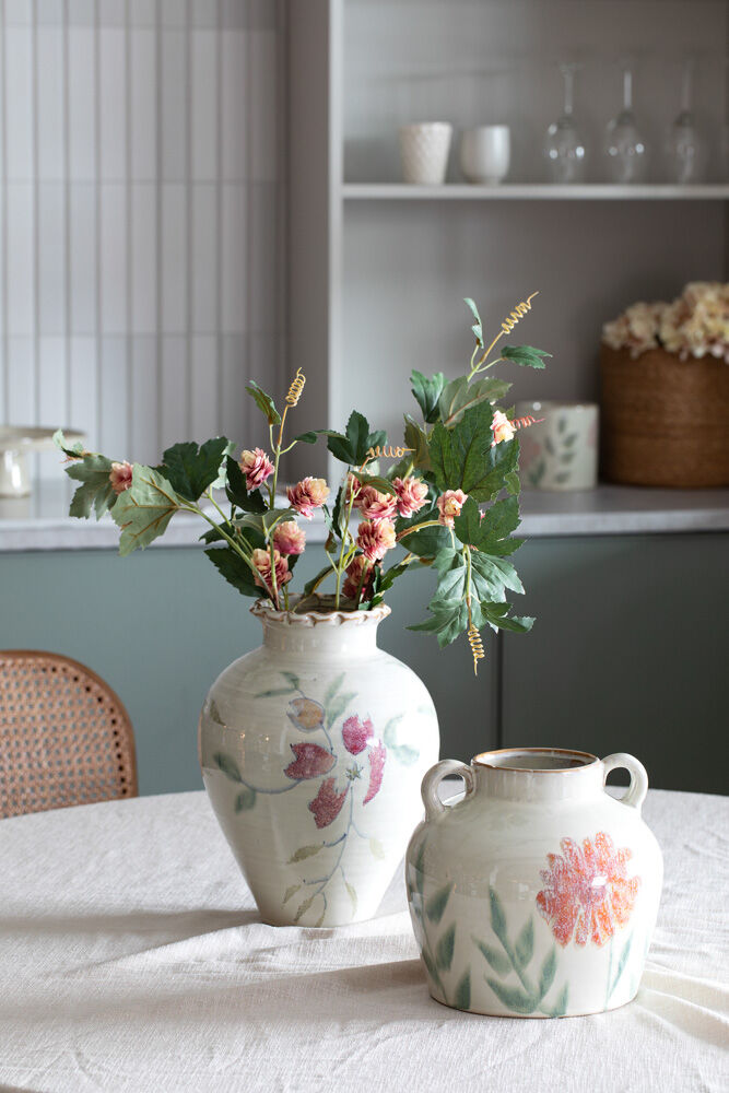 Flora keramikkkrukker